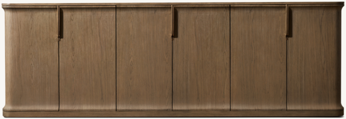 Front view of Baron 6-Door Sideboard 