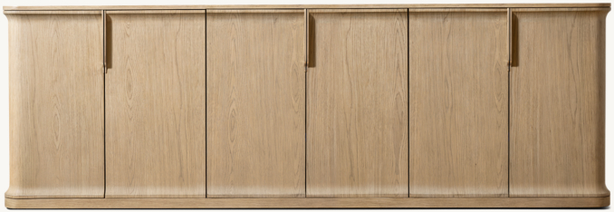 Front view of Baron 6-Door Sideboard 