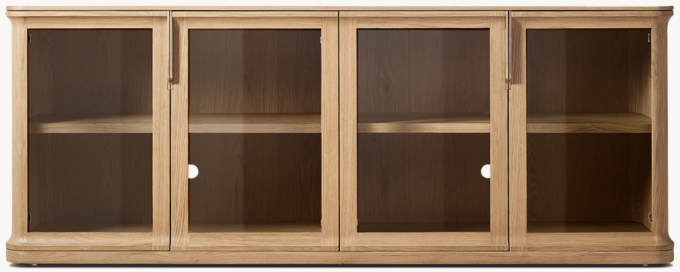 Baron Glass 4-door Sideboard