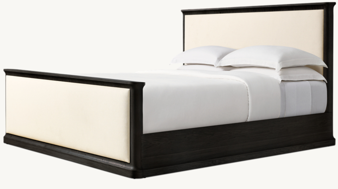 Baron Fabric Panel Bed with Footboard