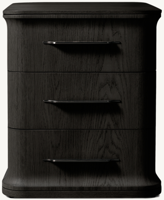 Front view of Baron Closed Nightstand 