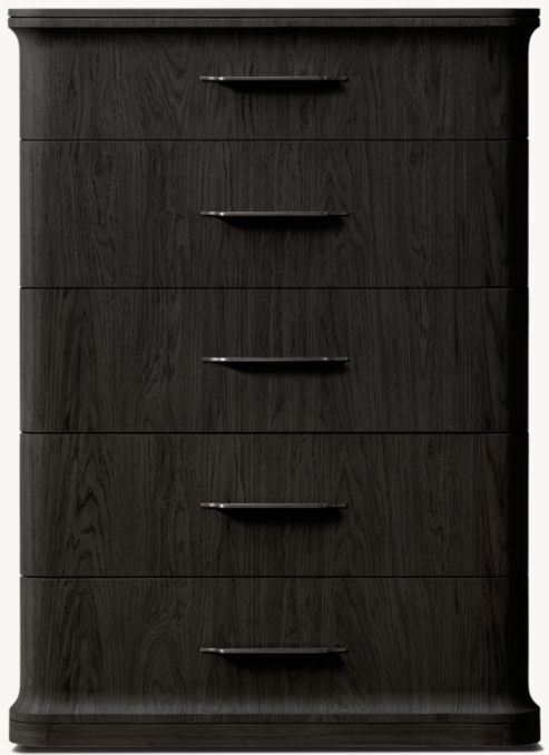 Front view of Baron 5-Drawer Narrow Dresser 
