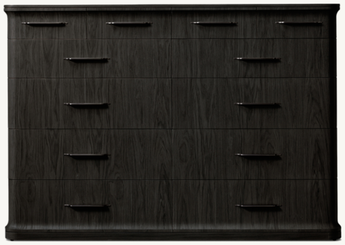 Front view of Baron 12-Drawer Dresser 