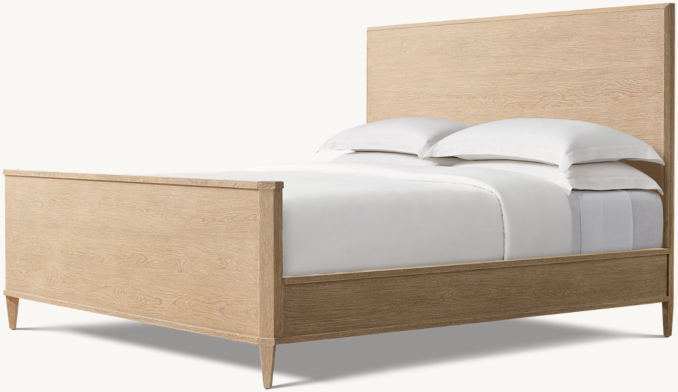 Delphine Panel Bed with Footboard