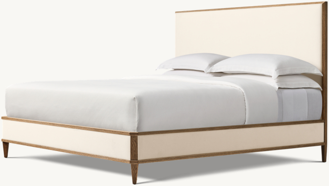 Shown in Natural Performance Linen Weave with Light Oak finish.