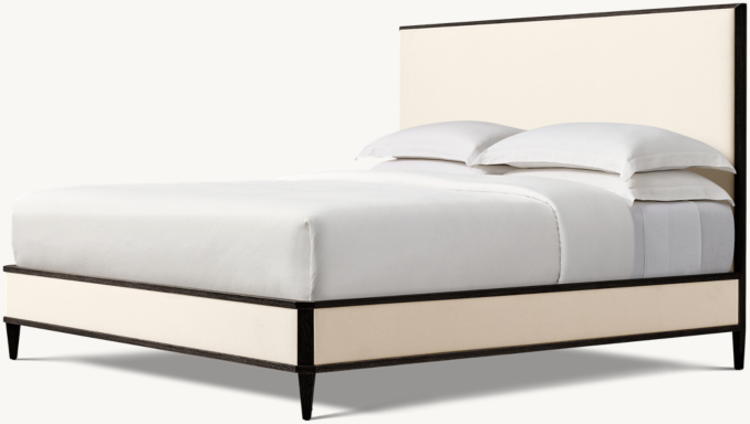 Shown in Natural Performance Linen Weave with Black Oak finish.