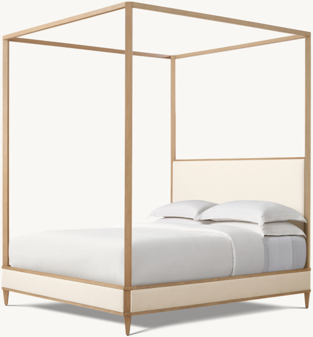 Delphine Fabric Canopy Bed