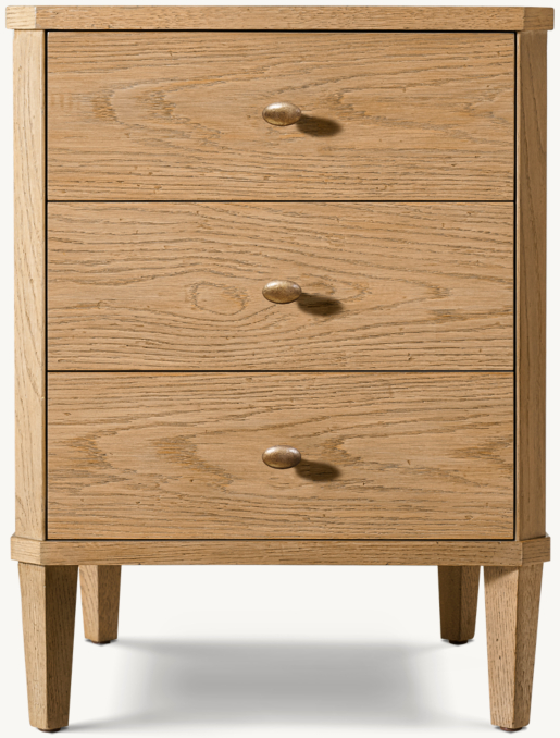 51cm nightstand shown in Light Oak.