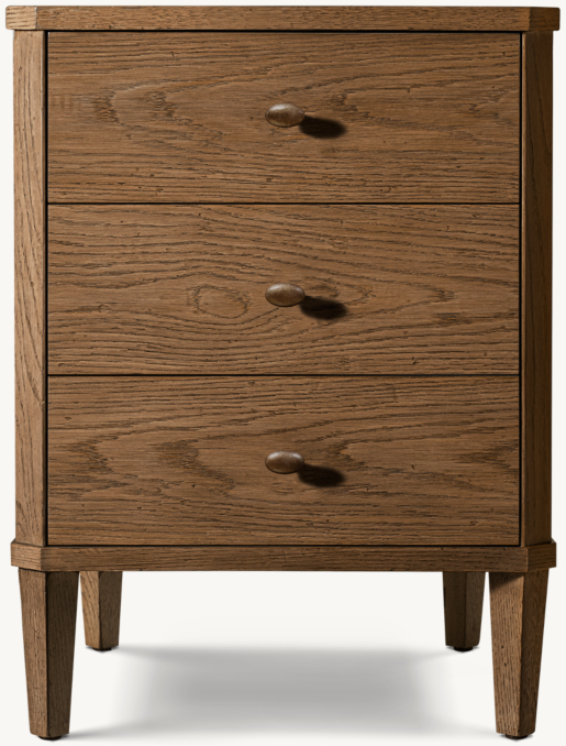 51cm nightstand shown in Brown Oak.