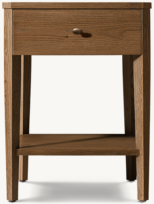 51cm nightstand shown in Brown Oak.