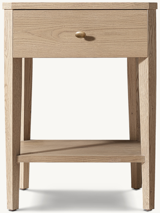 20" nightstand shown in Greige Oak.