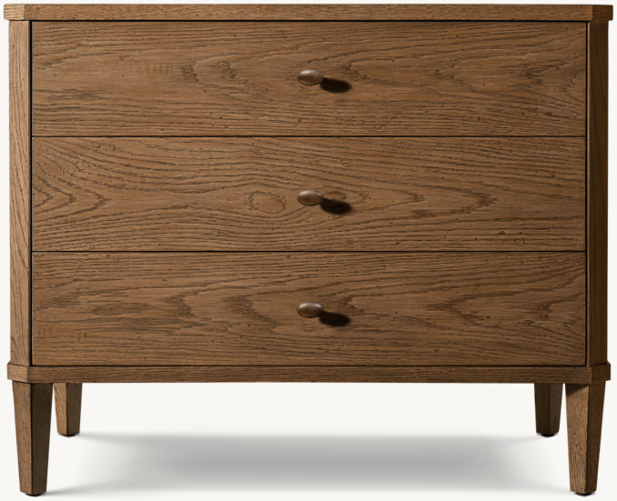 32" nightstand shown in Brown Oak.