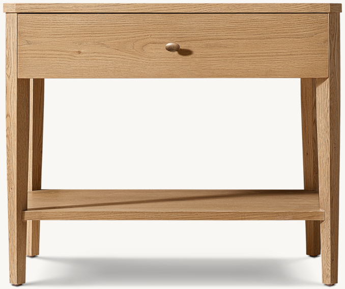 81cm nightstand shown in Light Oak.