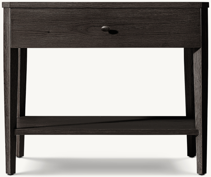 32" nightstand shown in Black Oak.