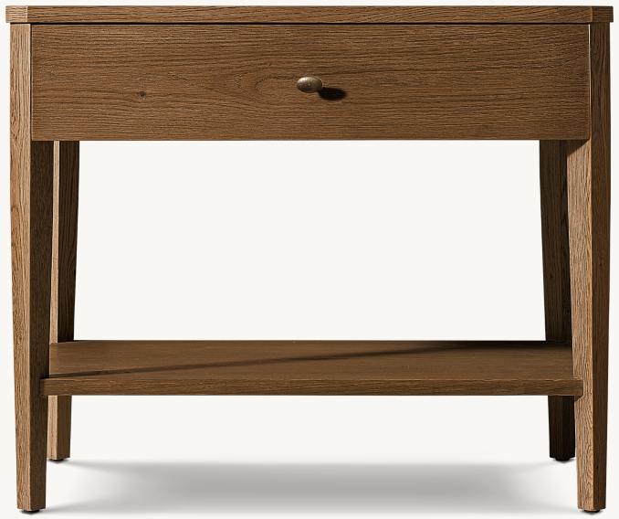 Delphine - Table de nuit ouverte