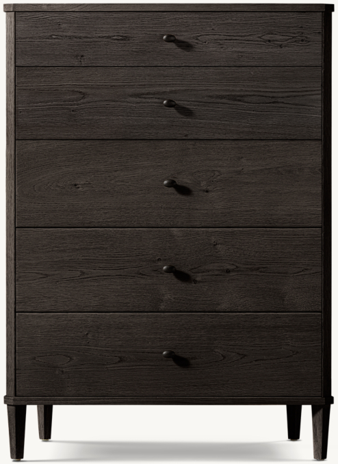 Delphine - Commode haute à 5 tiroirs