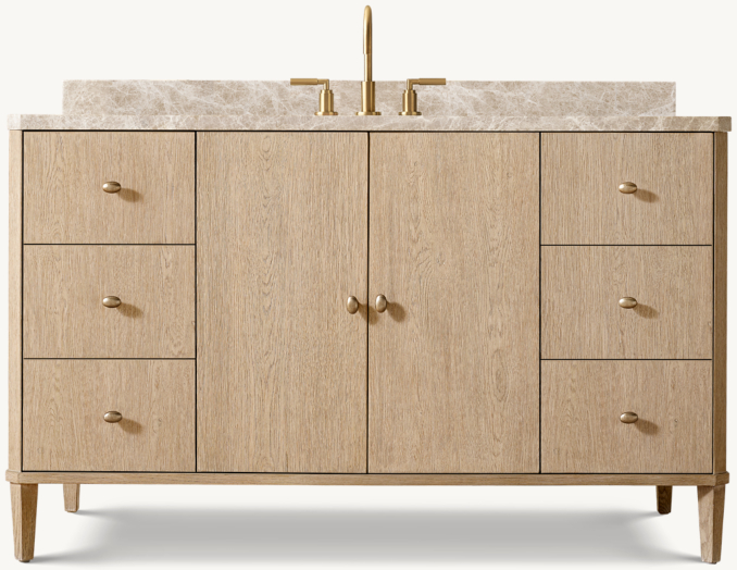 Delphine Single Extra-Wide Vanity