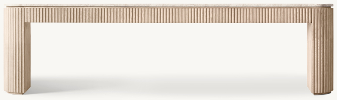 Byron Emperador Low Console Table