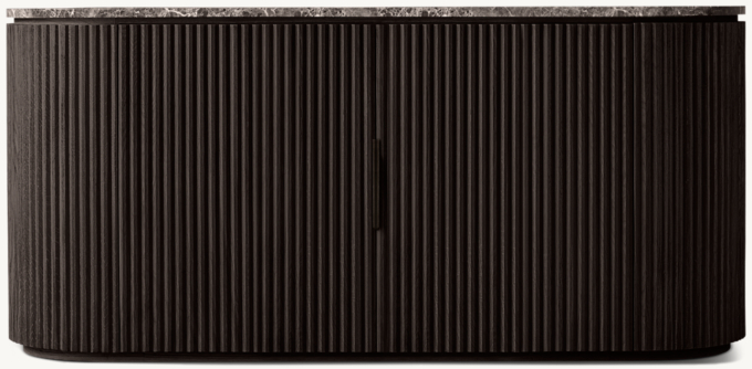 Byron Emperador Double-Door Media Console