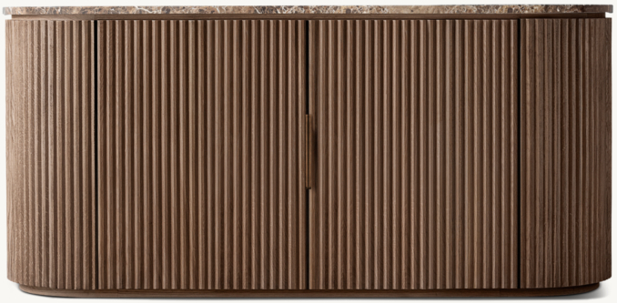 Shown in Brown Oak/Brown Emperador Marble.