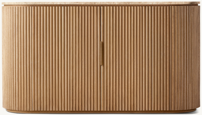 Byron Emperador Double-Door Sideboard