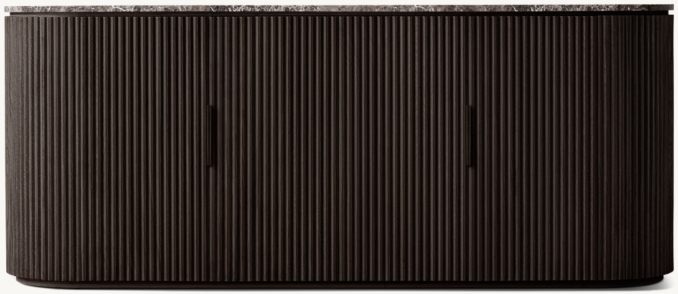 Shown in Black Oak/Black Emperador Marble.