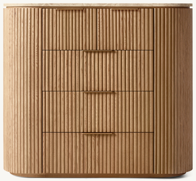 Shown in Natural Oak/Gold Emperador Marble.