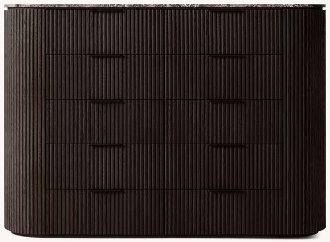 Byron Emperador 10-Drawer Dresser