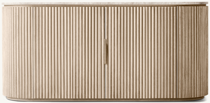 Byron Emperador Double-Door Media Console