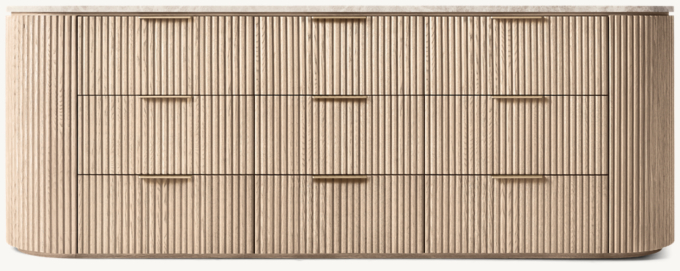 Byron Emperador 9-Drawer Dresser