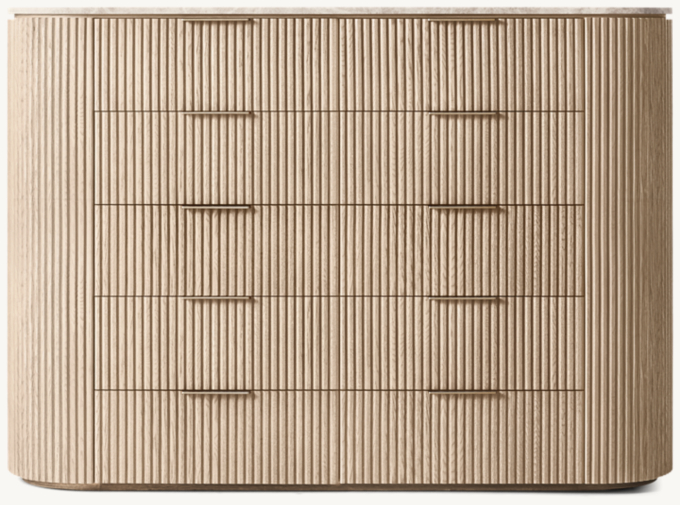 Byron Emperador 10-Drawer Dresser