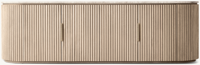 Restoration Hardware Byron Emperador Sideboard