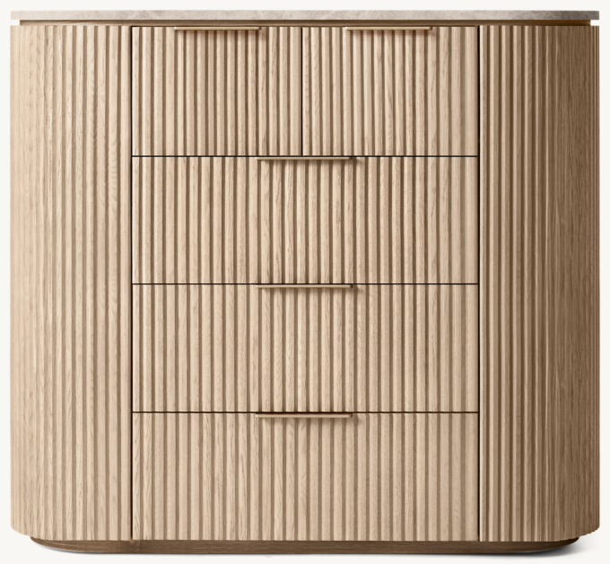 Byron Emperador 5-Drawer Dresser