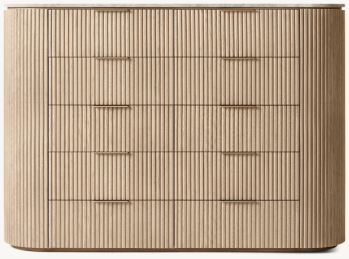 Byron Emperador 10-Drawer Dresser