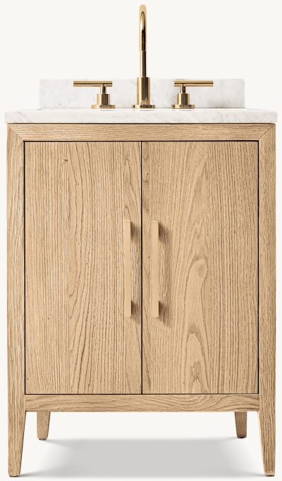 French Contemporary Powder Vanity 