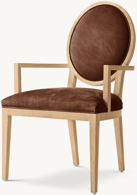 Shown in Italian Berkshire Cocoa with Light Oak finish.