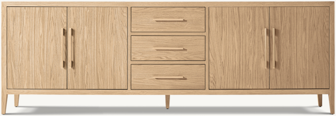 French Contemporary 4-door Sideboard With Drawers