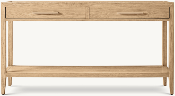 French Contemporary 2-Drawer Console Table