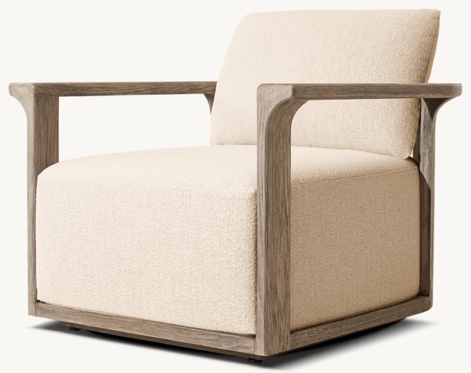 Lagos Teak Swivel Lounge Chair