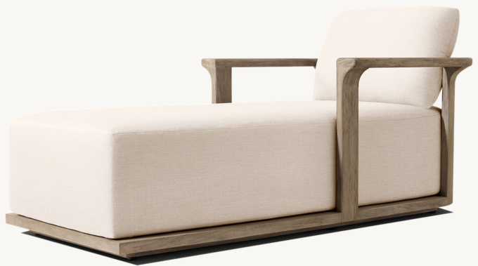 Lagos Teak Chaise