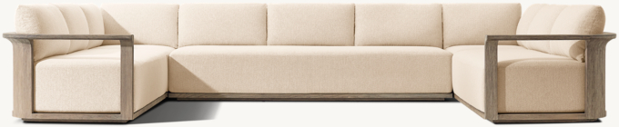 Lagos Teak Customizable Sectional