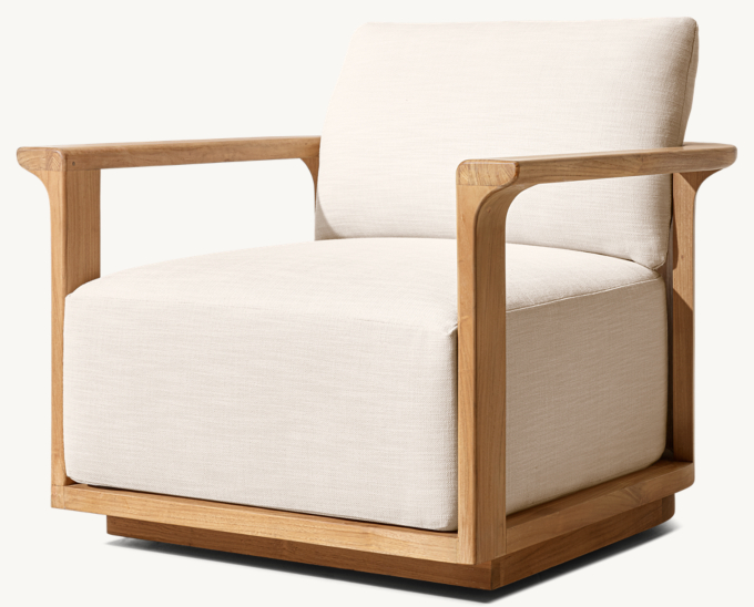 Lagos Teak Swivel Lounge Chair