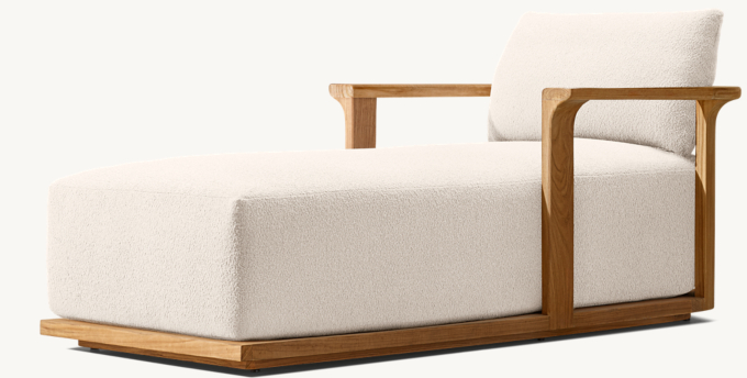Lagos Teak Chaise