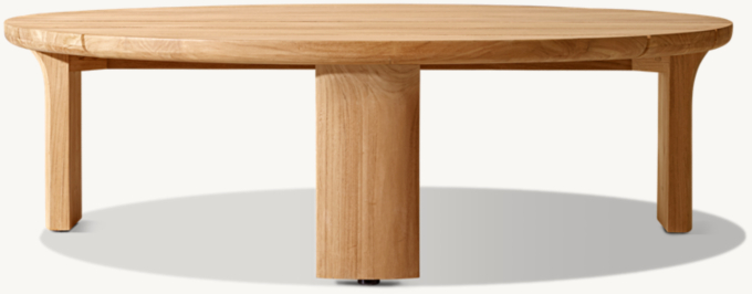 Lagos Teak Round Coffee Table