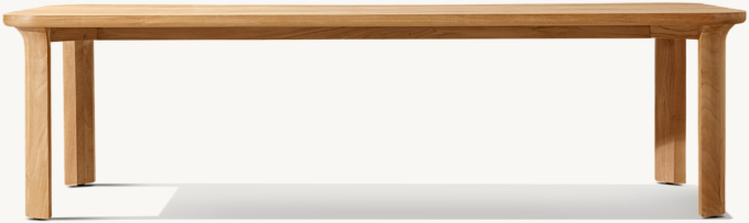 Lagos Teak Rectangular Dining Table