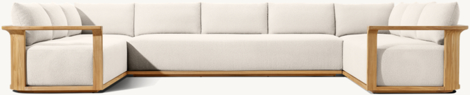 Lagos Teak Customizable Sectional