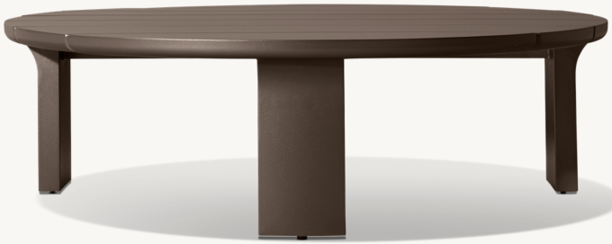 Lagos Aluminum Round Coffee Table