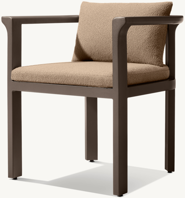 Lagos Aluminum Dining Armchair