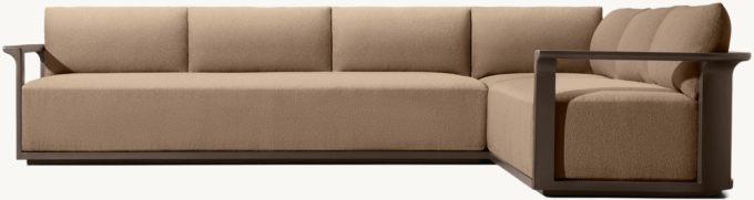 Lagos Aluminum Right-Arm L-Sectional