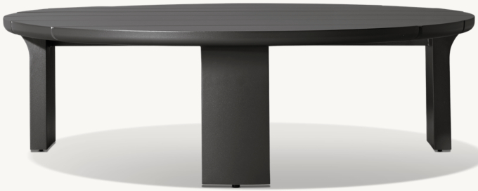 Lagos Aluminum Round Coffee Table